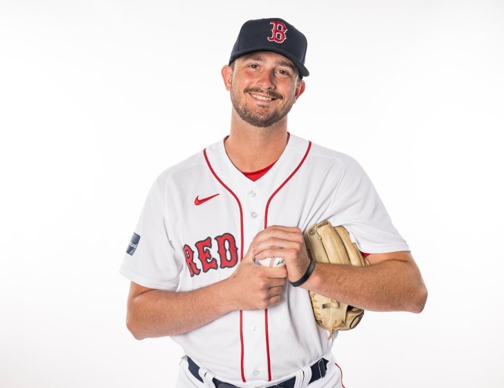 Garrett Whitlock in his Red Sox gear