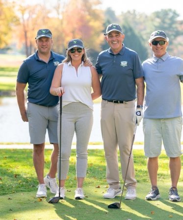 Three Jimmy Fund Golf participants
