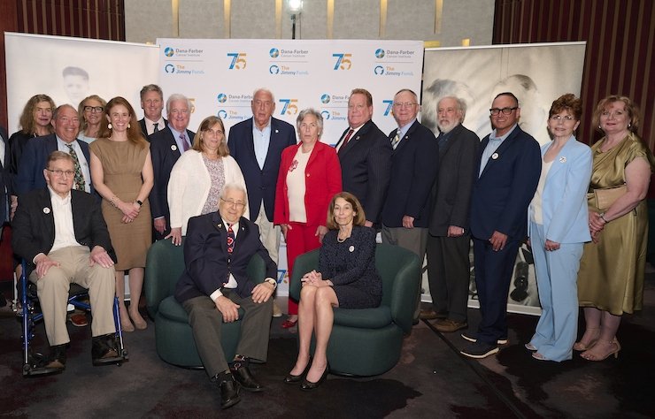 Jimmy Fund founding families at the Jimmy Fund 75th celebration