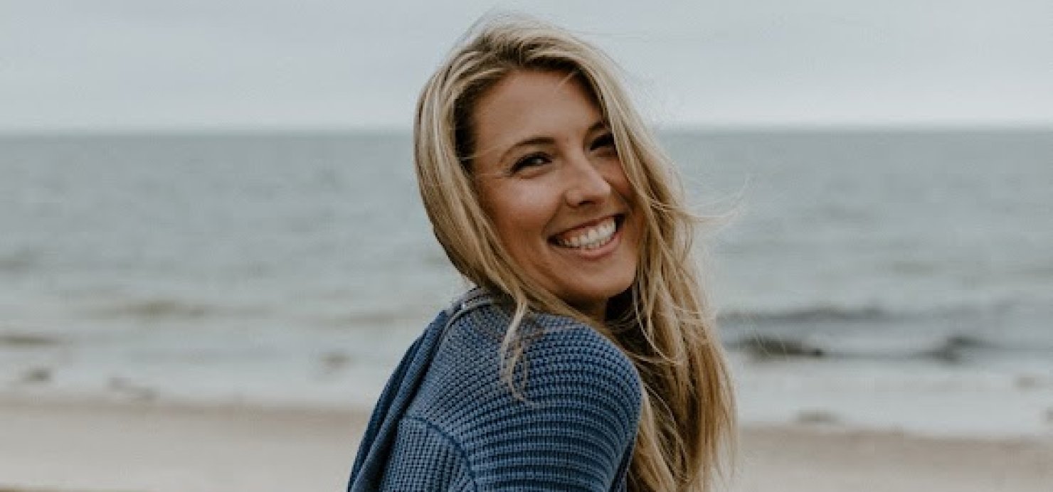 Kelly at the beach
