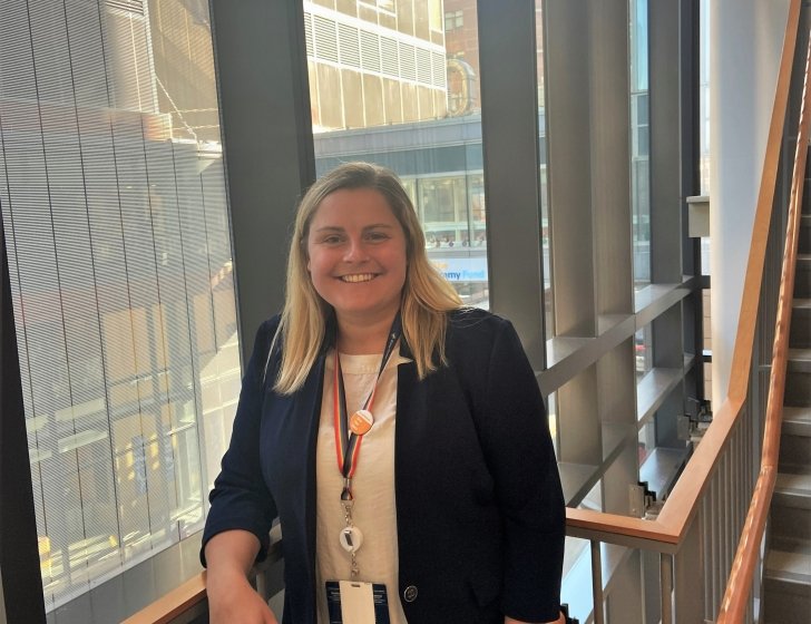 Dana-Farber's public safety manager Abby