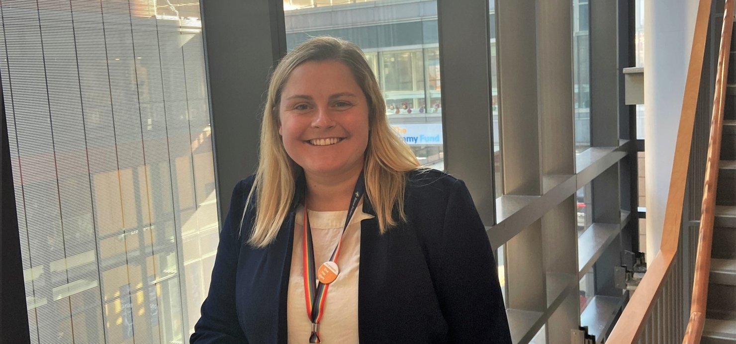 Dana-Farber's public safety manager Abby