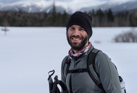 Robby West cross-country skiing