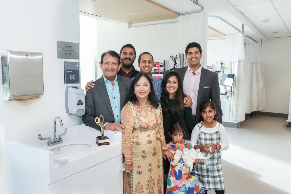 Tuli family in an exam room