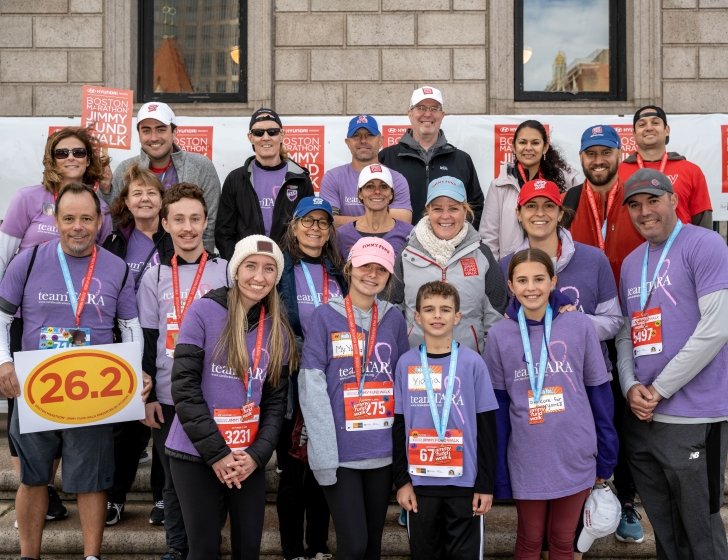 Team Tara at the Jimmy Fund Walk